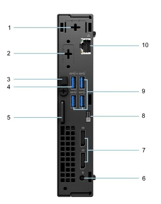 Computer desktop Dell OptiPlex 5000mff I7-12700 512 GB 5000 con fattore di forma micro