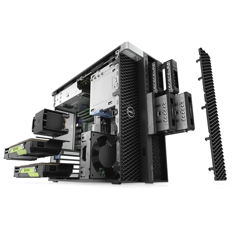 Consegna immediata Dell Precision T5820 Xeon 6 Core W-2235 Tower Workstation con memoria da 8GB 3200MHz